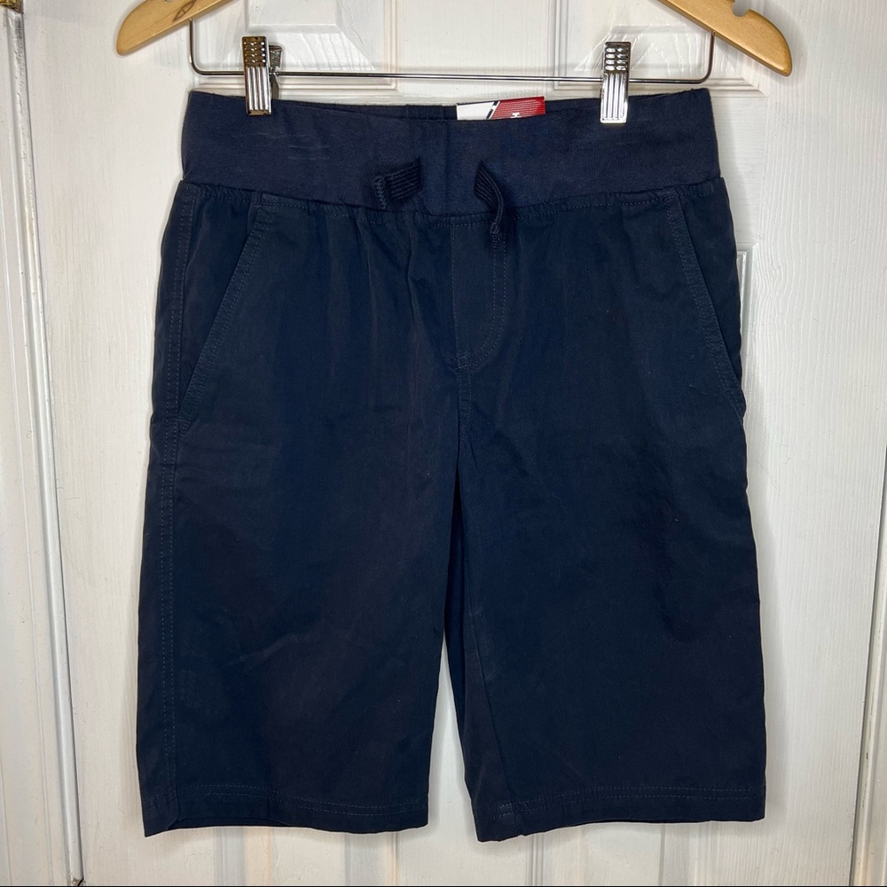 NWT Boy's Izod School Uniform
Shorts Navy Size 14 Regular Stretch Waist